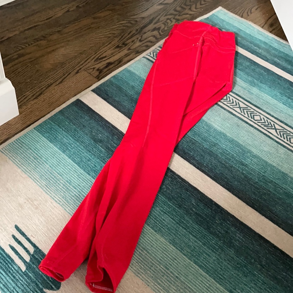 Small Red Athleta Yoga Pants